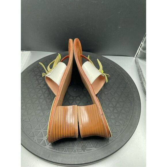 Vintage BOB BAKER Rare Retro Palm Tree Thong Leather Sandal Women’s Sz 7.5AA Y2K - Picture 7 of 11